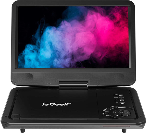 12.5″ Portable DVD Player with HD Swivel Screen Via Amazon