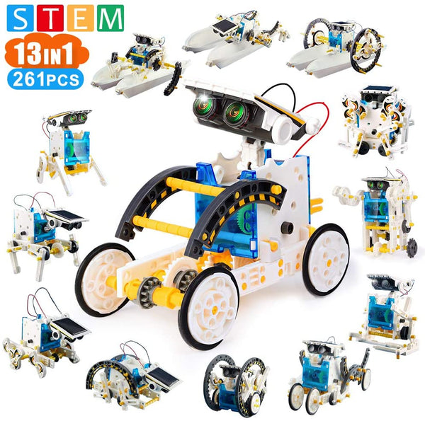 13-in-1 STEM Toys For Kids Educational Solar Robot Toys Via Amazon