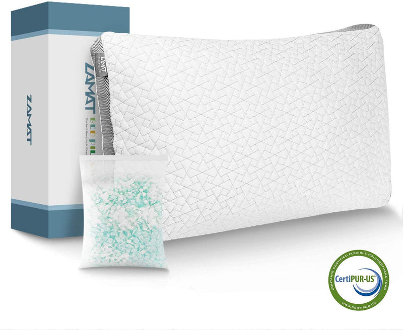 Shredded Memory Foam Pillow, Queen Via Amazon