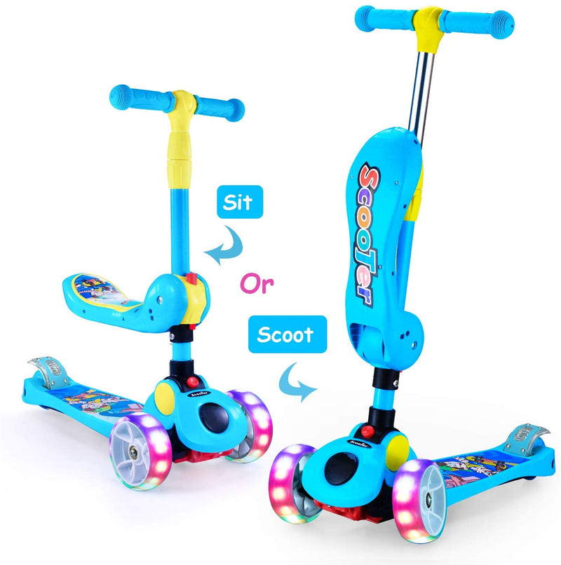 Aoodil 2-in-1 Kids' Kick Scooter Via Amazon