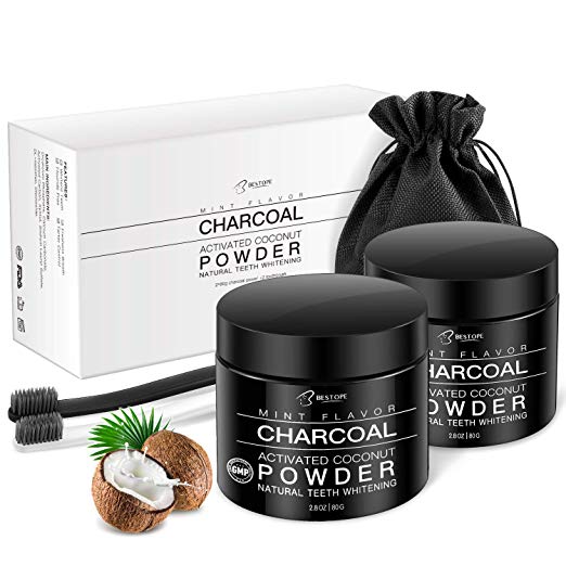Teeth Whitening Charcoal Powder (2 Pack) Via Amazon