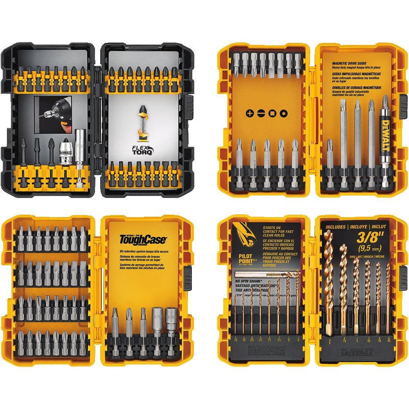 DEWALT Screwdriver Bit Set / Drill Bit Set, 100-Piece Via Amazon