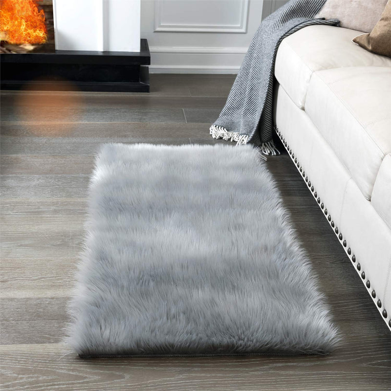 Super Soft Fluffy Rug Faux Fur Area Rug Via Amazon