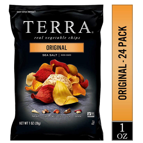 TERRA Original Chips with Sea Salt, 1 oz. (Pack of 24) Via Amazon