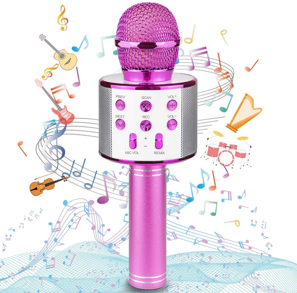 Wireless Bluetooth Karaoke Microphone Via Amazon