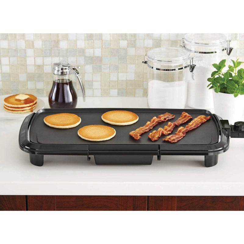 Mainstays Dishwasher-Safe 20" Black Griddle Via Walmart