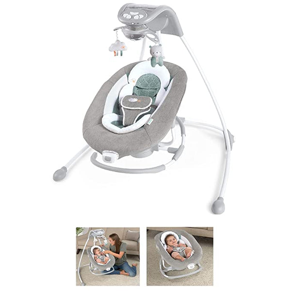 Ingenuity InLighten 2-in-1 Baby Swing & Rocker Via Amazon