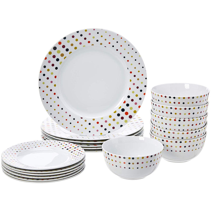 18 Pcs Dinnerware Set – Dots Via Amazon SALE $19.99 Shipped! (Reg $39.99)
