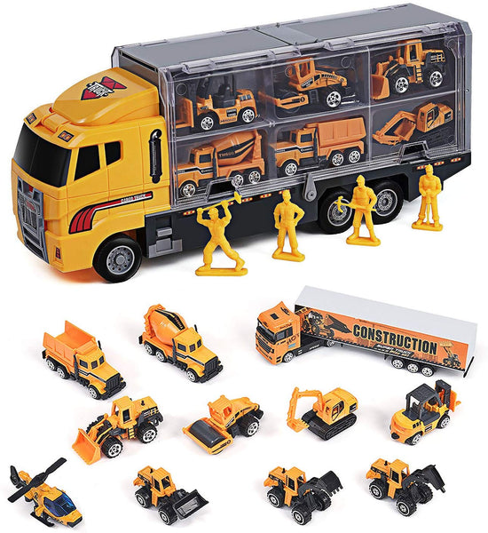 Toy Truck Toys for Boys and Girls Toy Cars 11 in 1 Engineering Construction Car Via Amazon