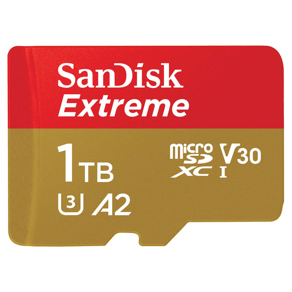 SanDisk 1TB Extreme MicroSDXC UHS-I Memory Card with Adapter Via Amazon