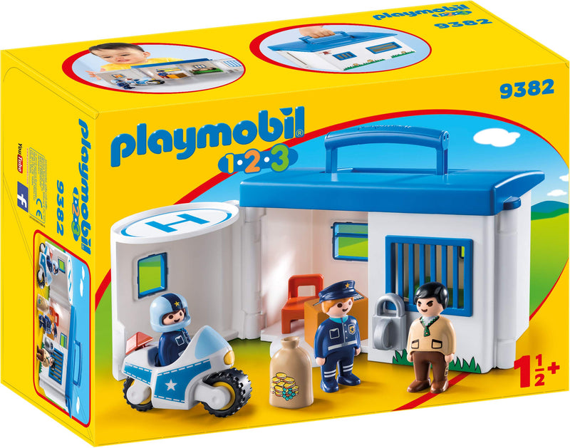 PLAYMOBIL Take Along Police Stationed Via Amazon