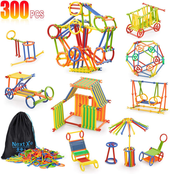 300 Pcs Educational Building Toys Set for Kids Via Amazon