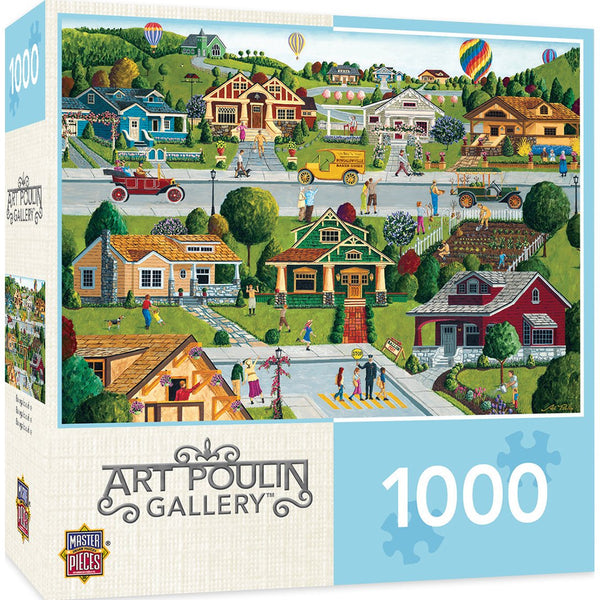 MasterPieces Hometown Gallery Jigsaw Puzzle, 1000 Piece Via Amazon