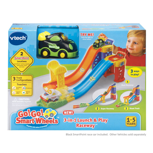 VTech Go! Go! Smart Wheels 3-in-1 Launch and Play Raceway Via Amazon