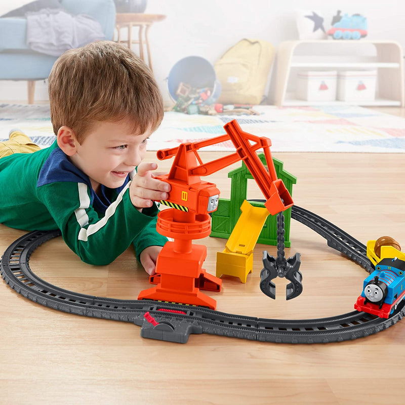 Thomas & Friends Fisher-Price Cassia Crane & Cargo Train Set Via Amazon