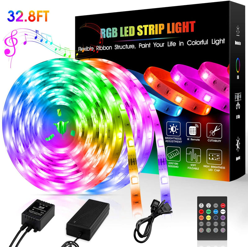 32.8 ft Flexible Strip Lights Via Amazon