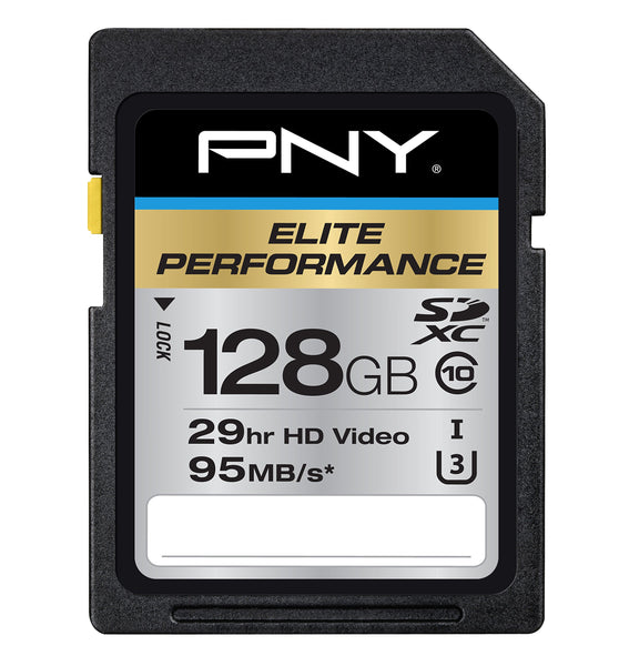 Elite Performance 128 GB High Speed Class up to 95 MB/Sec Flash Card Via Amazon