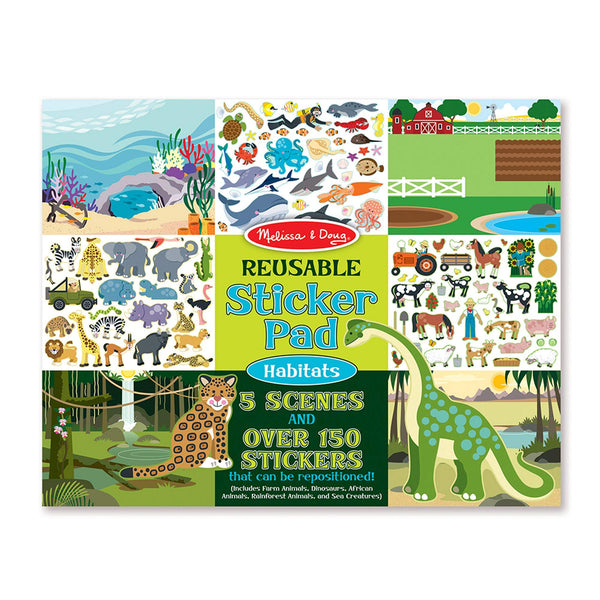 Melissa & Doug Habitats Reusable Sticker Pad Via Amazon