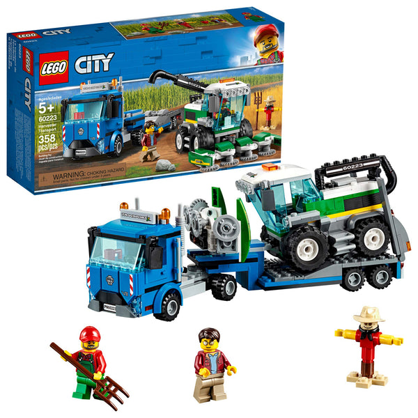 LEGO City Great Vehicles Harvester Transport Building Kit, (358 Pieces) Via Amazon