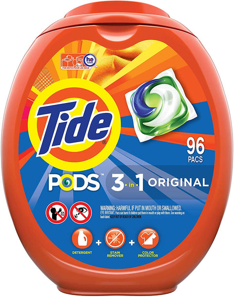 Tide PODS Laundry Detergent Liquid Pacs, Via Amazon