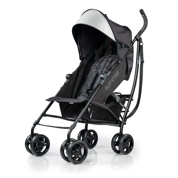 Summer Infant Convenience Stroller, Jet Black, Reclines Via Amazon