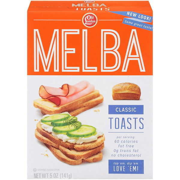 Old London, Melba Toasts, Classic, 5 Ounce (Pack of 12) Via Amazon