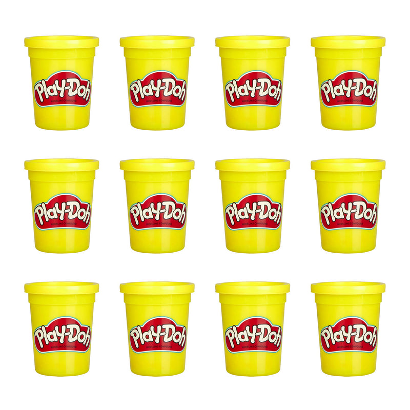 Play-Doh Bulk 12-Pack of Yellow Non-Toxic Modeling Compound Via Amazon