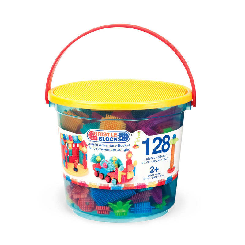 Bristle Blocks by Battat ,128 Pieces in a Bucket Via Amazon