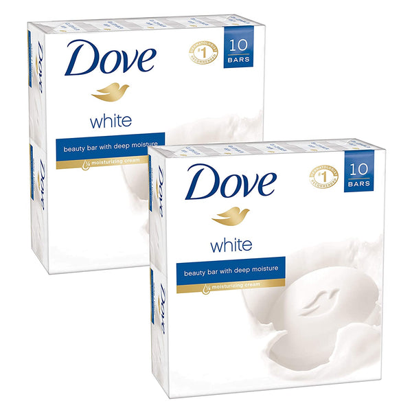 20 Bars Dove Beauty Bar Soap White Via Amazon