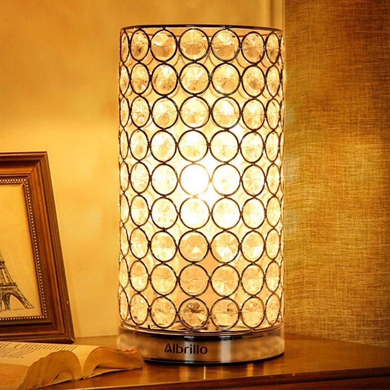 Crystal Table Lamp Bedside Lamps Via Amazon