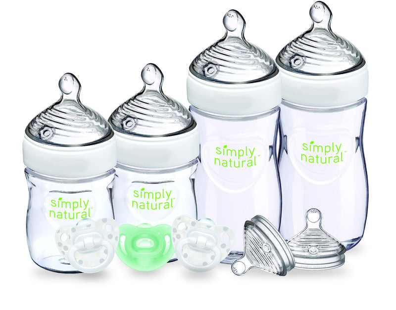 NUK Simply Natural Baby Bottle Newborn,  5 Ounce & 9 Ounce (Gift Set) Via Amazon