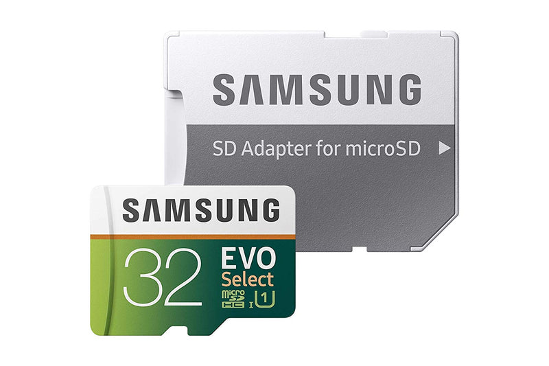 Samsung EVO 32GB MicroSD Card w/Adapter Via Amazon