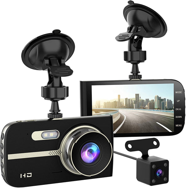 Full HD 1080P Dash Cam Front and Rear Via Amazon