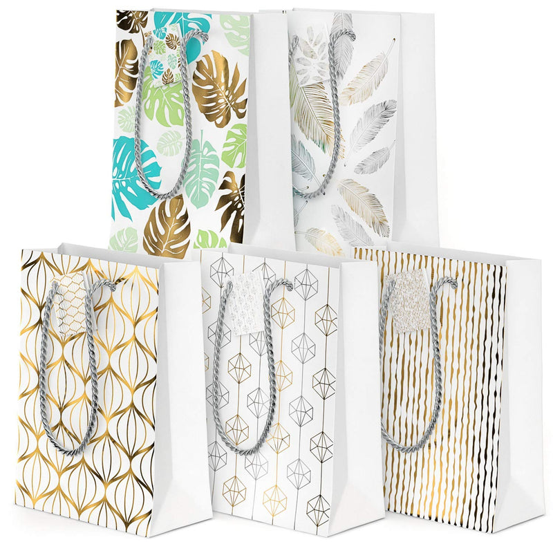 Gift Bags Set of 15 Bags ( 3 Pieces in Each Style), Via Amazon