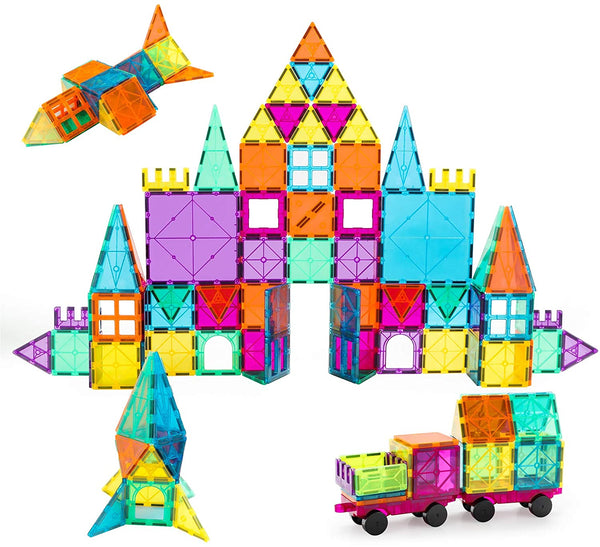 110 Pcs 3D Magnetic Building Blocks Set Via Amazon