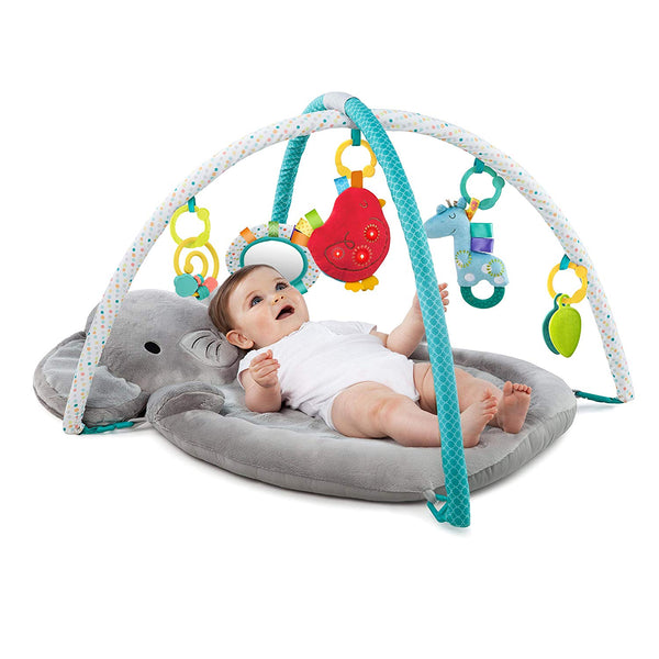 Enchanted Elephants Activity Gym with Ultra-Plush Soft Mat, with Lights & Melodies Via Amazon