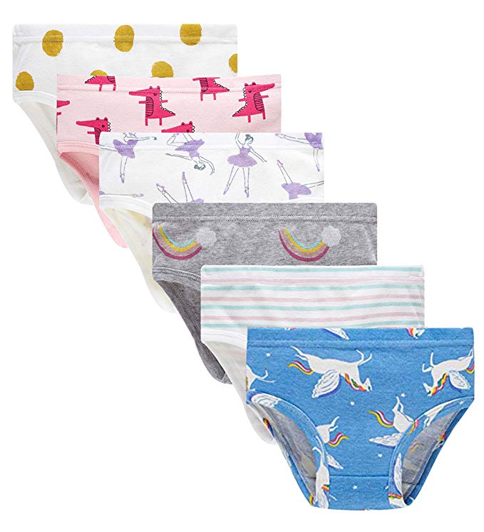 Save 47% 0n 6 pack Girls Underwear Via Amazon