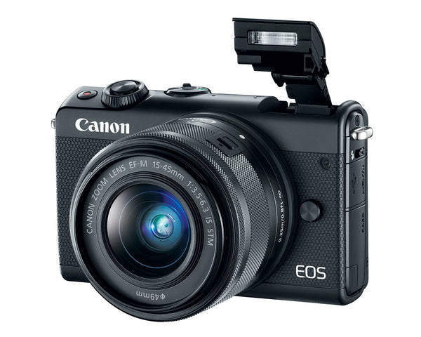 Canon EOS M100 Mirrorless Camera w/ 15-45mm Lens - Wi-Fi, Bluetooth, and NFC Enabled Via Amazon
