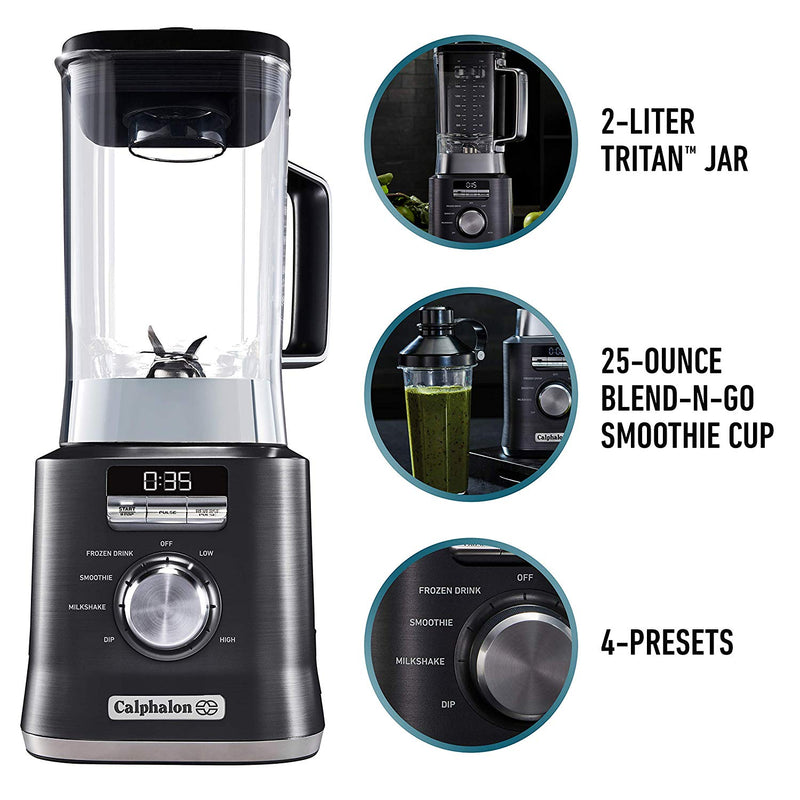 Auto-Speed 2-Liter Blender with Blend-N-Go Smoothie Cup Via Amazon SALE $69.99 Shipped! (Reg $199.99)