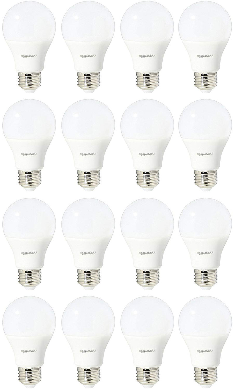 16 AmazonBasics 40 Watt Equivalent, Daylight, Dimmable LED Bulbs Via Amazon SALE $19.99 Shipped! (Reg $42.99)