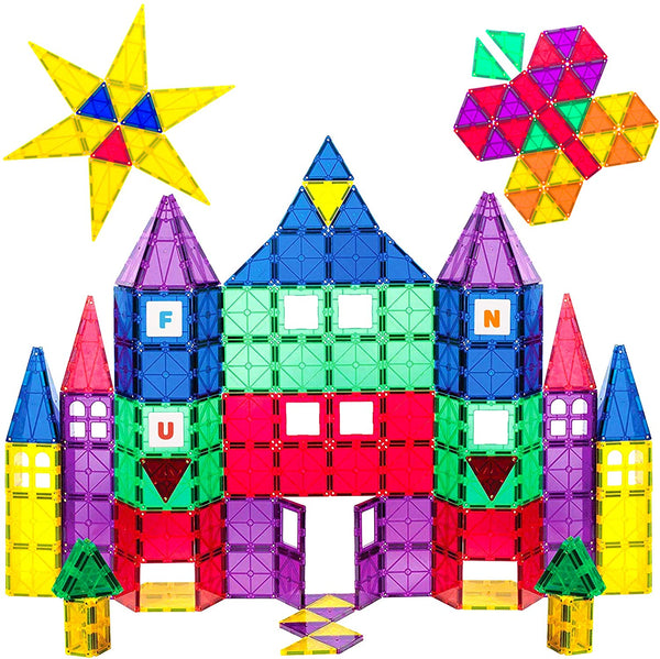 100-Piece Playmags 3D Magnetic Blocks Building Tiles Via Amazon