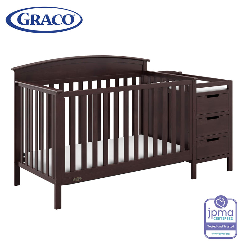 Graco Benton 4-in-1 Convertible Crib and Changer (Espresso) - Via Amazon