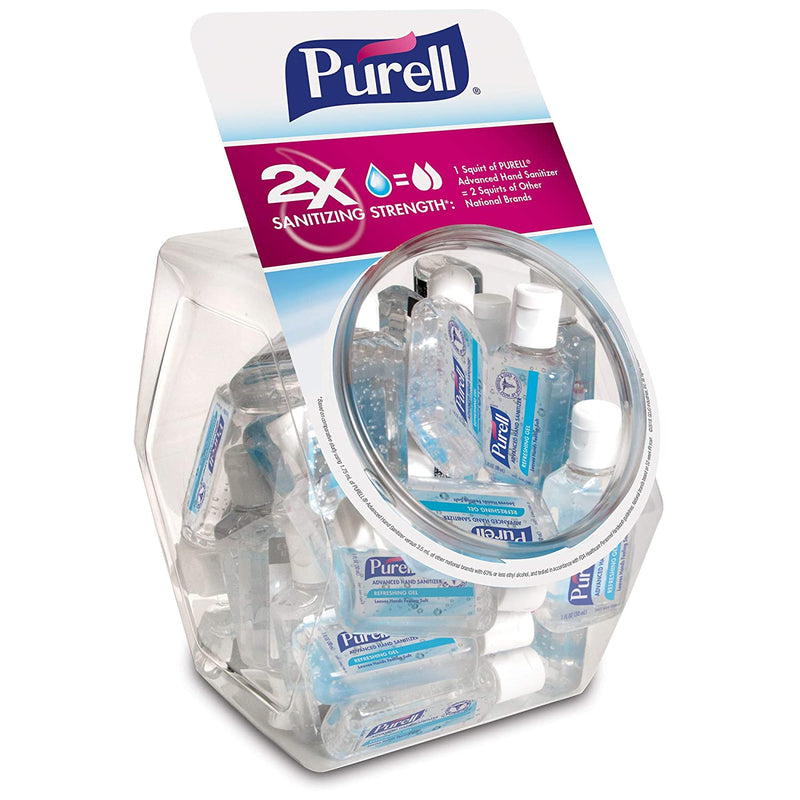 36 Purell 1oz Advanced Hand Sanitizer Refreshing Gel Via Amazon