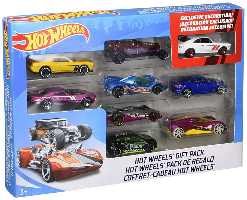 9 Pcs Hot Wheels Pack Via Amazon