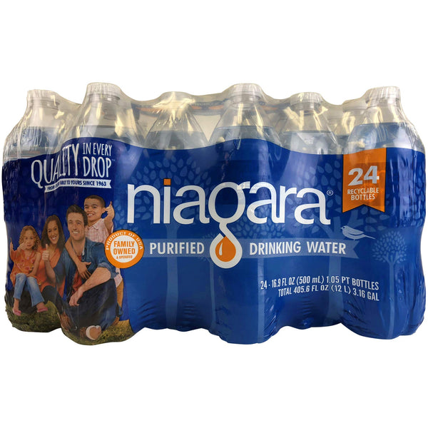Niagara Bottling Water, (pack of 24) Via Amazon
