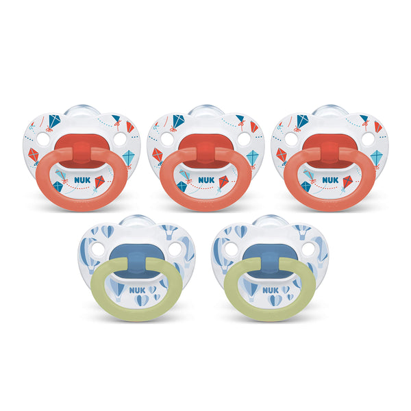 NUK Orthodontic Pacifiers, 6-18 Months, 5-Pack Via Amazon