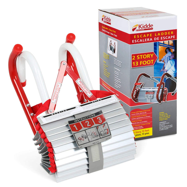 Kidde Two-Story Fire Escape Ladder with Anti-Slip Rungs, 13-Foot Via Amazon