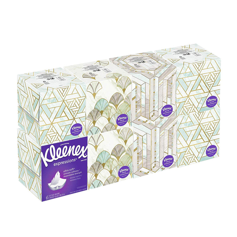 8 Cubes Kleenex Expressions Ultra Soft Facial Tissues Via Amazon