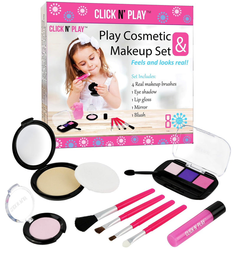 Click N' Play Pretend Play Cosmetic and Makeup Set Via Amazon