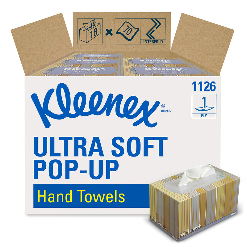 Kleenex Hand Towels 18 Boxes, 70 Paper Hand Towels Per Box Via Amzon